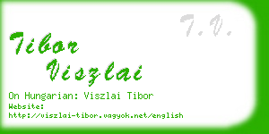 tibor viszlai business card